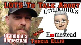 LOTS to Talk About with Thecia Ellis of Grandma’s Homestead #interview #podcast #live #homesteader
