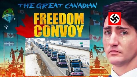 NWO, CANADA: Justin Trudeau vs camionisti truckers "small fringe minority" Freedom Convoy 2021-2022