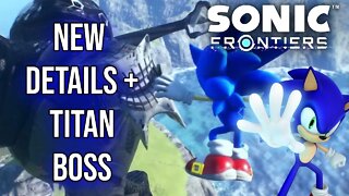 Sonic Frontiers - Full Squid Boss Fight with Gameplay DETAILS (THIS IS A MASSIVE GAME AT SCALE)