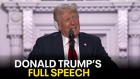 Donald Trump speaks at the RNC: FULL SPEECH