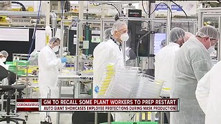 GM is getting plants ready to reopen with new safety measures