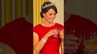 STUNNING Princess Kate in Lotus Flower Tiara in Palace! #short