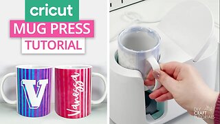 CRICUT MUG PRESS TUTORIAL - MONOGRAM MUG