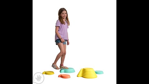 Special Supplies 10 Stepping Stones for Kids Indoor and Outdoor Balance Blocks Promote Coordina...