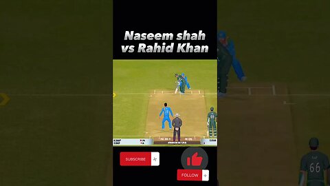 Naseem vs Rashid #cricketgame #realcricket22 #ytshort #realcricket #ipl#shorts