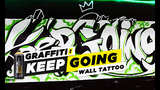 Graffiti Art: Keep Going Wall Tattoo