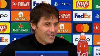 'Being the Italian national manager again is in my HEART!' | Antonio Conte | AC Milan 1-0 Tottenham