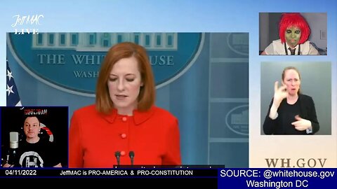 JeffMAC LIVE: Press Briefing with Jen Psaki | The White House | USA |