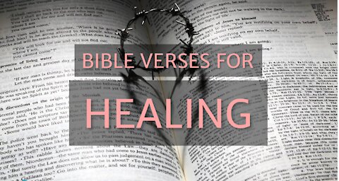 Bible verses for healing 3
