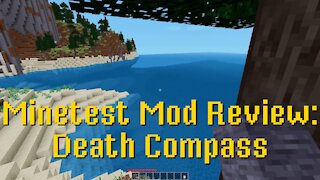 Minetest Mod Review: Death Compass