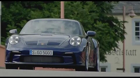 [4k] Porsche 911 GT3 with Touring package 992 generation (PDK) Gentian Blue Metallic in stunning 4k