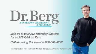 Dr. Berg and Karen Berg Live Q&A on Keto