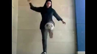 Talented Girl Shows Off Incredible Football Tricks