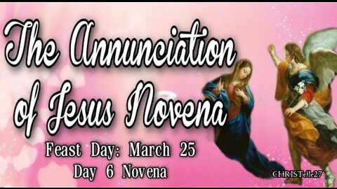 THE ANNUNCIATION OF JESUS NOVENA : Day 6