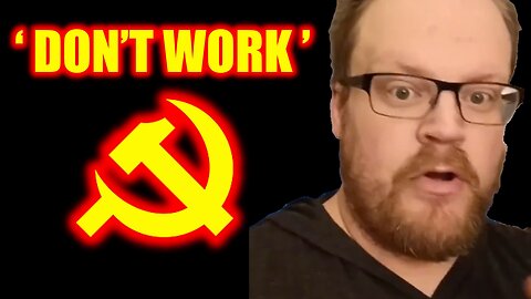 Socialist tiktoker wants to be LAZY (Response)