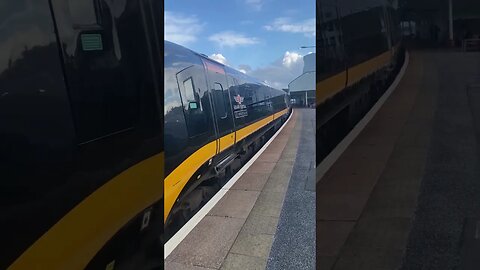 Grand central trains and northern trains at Halifax West Yorkshire both heading to Bradford #train