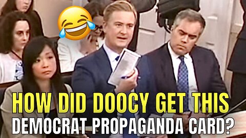 BOOM! Peter Doocy calls KJP out holding up Democrat “Talking Points” list over BORDER CZAR FAIL!