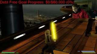 Count Dooku VS Qui Gon Jinn In A Battle With Live Commentary In Star Wars Jedi Knight Jedi Academy