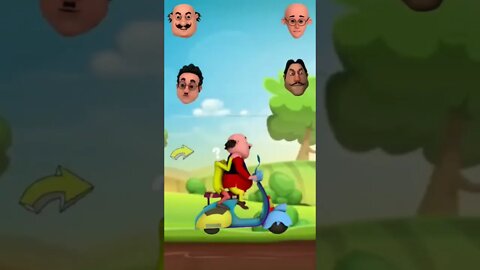 Match The Right Head | Motu patlu | wrong head puzzle #shorts #cartoon #ytshorts @WrongHeads