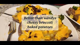 Better than Wendy's broccoli cheese baked potato