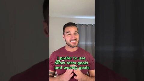 Why I Don't Believe in Long Term Goals