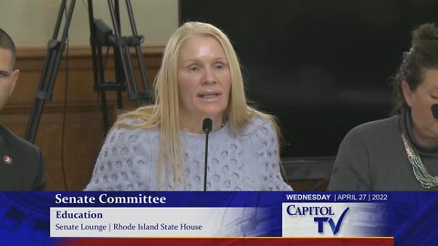 (RI) Ramona Bessinger Opposes S2285 Pleasure Sex Taught In Schools - Hands, Beliefs & Thoughts Off Our Children