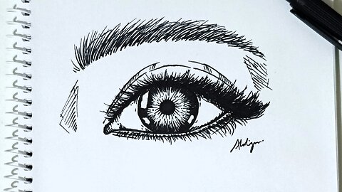 How to draw EYES | TIMELAPSE