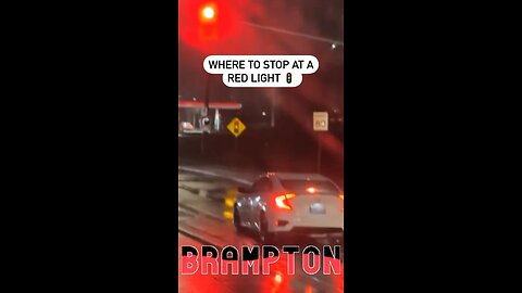 Red Light Fail In Brampton