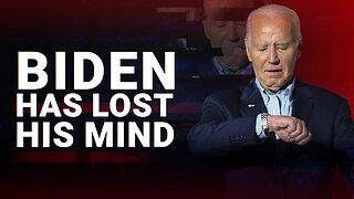 Sleeping, shuffling and stuttering: Joe Biden has lost his mind