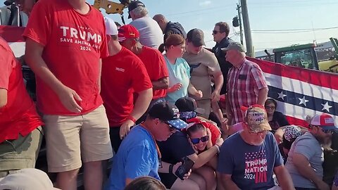 New Video Shows Chaotic Moment Trump Shooting Victims Escorted From Rally