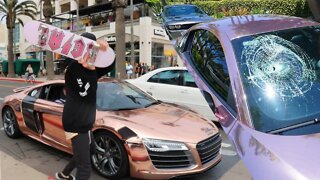 KID SMASHES MY SUPERCAR IN PUBLIC!!