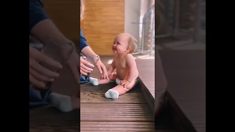 Baby laughing with mum #cuteness baby 💞