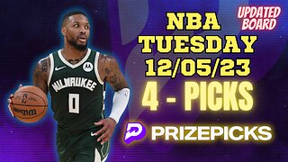 #PRIZEPICKS | BEST PICKS #NBA TUESDAY | 12/05/2023 | TODAY | BEST BETS | #BASKETBALL | PROP BETS