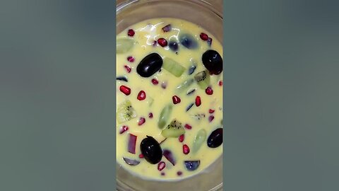 Fruit Custard Recipe _ Fruit Salad _ Healthy Mixed Fruits Salad