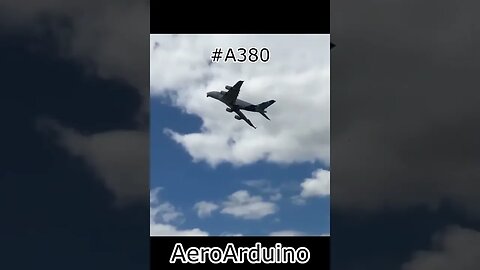 Amazing Real #A380 Vertical Takeoff #Aviation #Avgeeks #AeroArduino