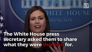 Sarah Huckabee Sanders Ticks Off Liberals