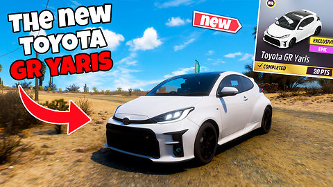 EASIEST WAY TO UNLOCK THE ALL NEW TOYOTA GR YARIS IN FORZA HORIZON 5!