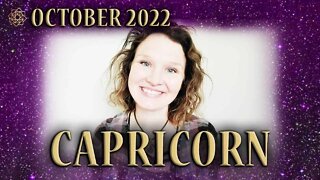 CAPRICORN ♑ You’re Bringing STRENGTH to the Table! 💜 OCTOBER 2022