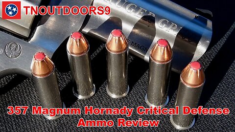 357 Magnum Hornady Critical Defense JHP Ammo Review