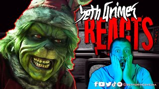 The Mean One: Grinch Horror Parody Official Trailer REACTION | #trailerreaction #grinch #christmas