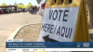 Arizona ballot laws tossed