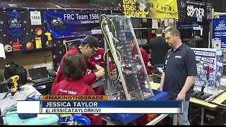 High schoolers compete at FIRST Idaho regional robotics competition