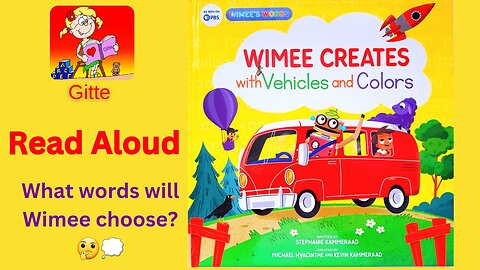 Wimee creates with Vehicles and Colors by Stephanie Kammeraad | Read Aloud Storytime 🤖📚
