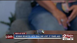 Woman reunited with ring she lost 37 years ago