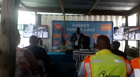 SOUTH AFRICA - Durban - Sod turning at Point Water project (Videos) (9up)