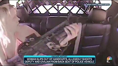 Woman FIRES AR-15 At Cops From Back Of Cop Car