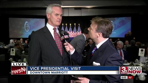 Lt. Gov. Mike Foley talks with anchor Craig Nigrelli