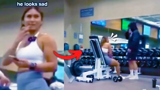 Gym Girl makes fun of Depressed Man