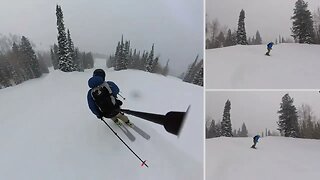 Three Skiers - One Camera - Skiing at Solitude Ski Resort with Insta360