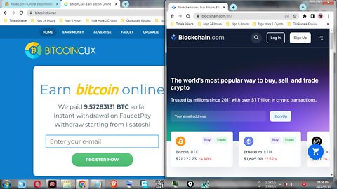 Make Free Money By Viewing Paid To Click Adverts At BITCOINCLIX And Instant Withdraw At Blockchain